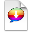 iChat Retro Transfer Icon 128x128 png